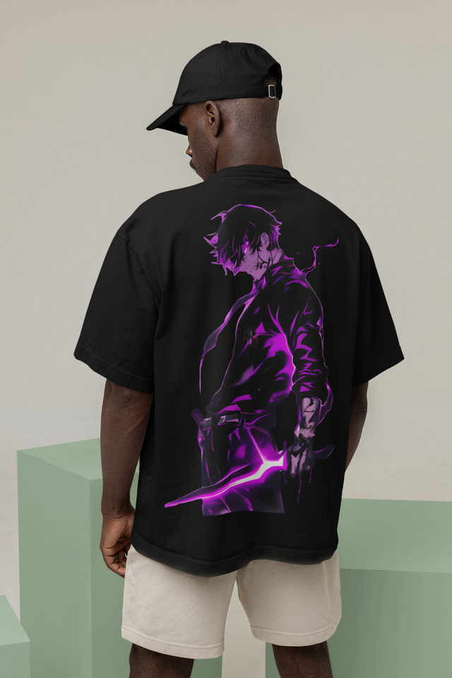 Shadow Monarch Oversized Tee – Sung Jinwoo Edition