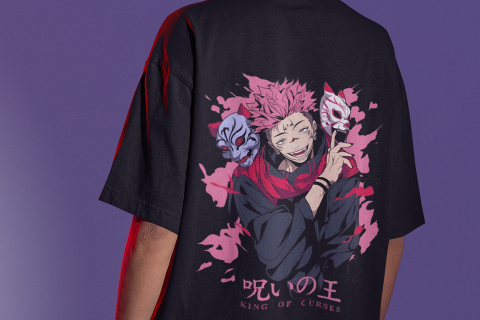 Cursed King Tee – Dual Mask Edition