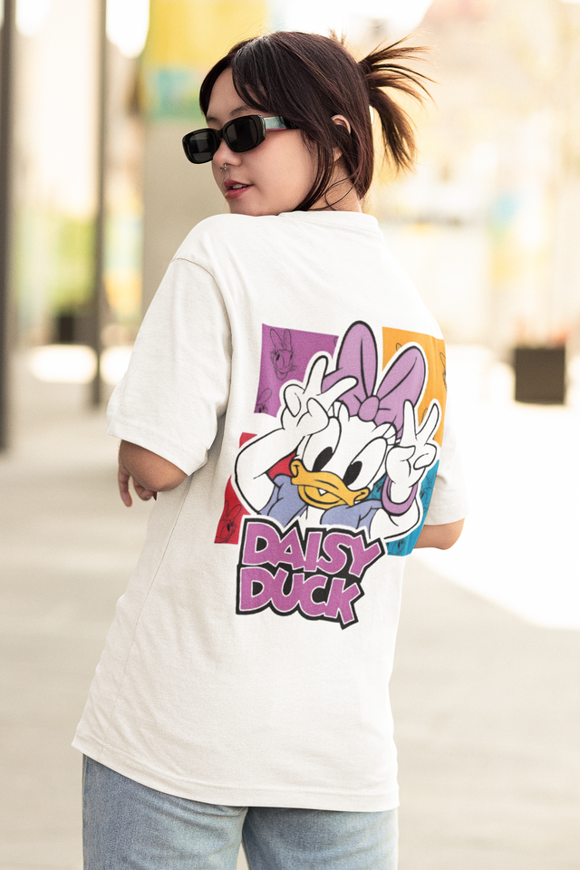 Daisy Duck PopVibe Oversized Tee – Street Style Edition