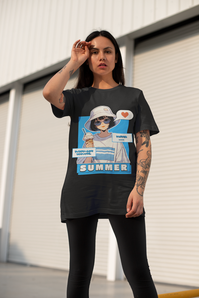 Summer Scoop - Anime Aesthetic Tee