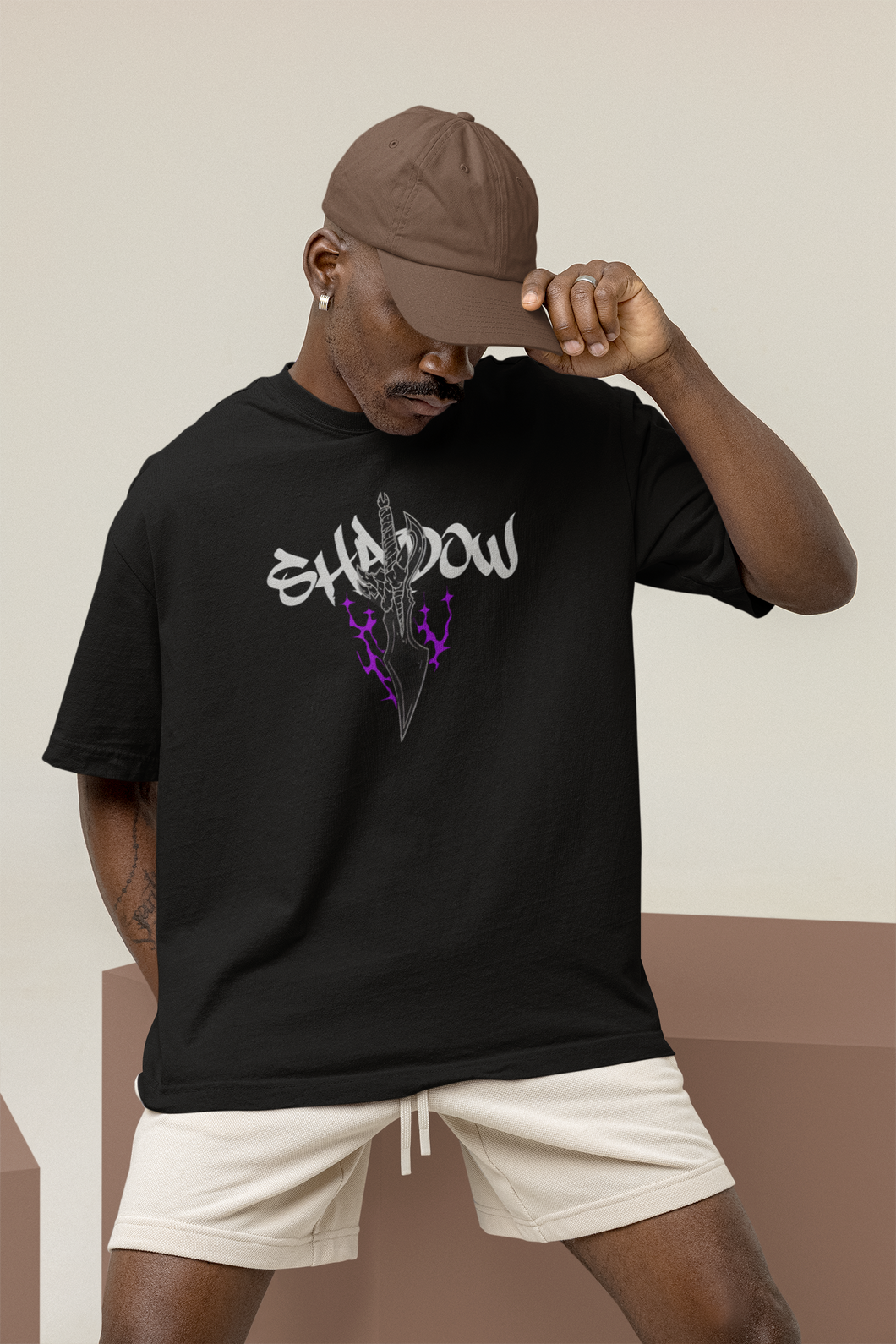 Shadow Monarch – Solo Leveling Oversized Anime T-Shirt