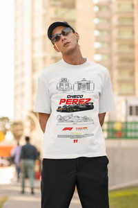 Checo Pérez F1 Racing Oversized Tee