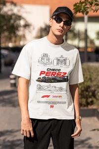 Checo Pérez F1 Racing Oversized Tee